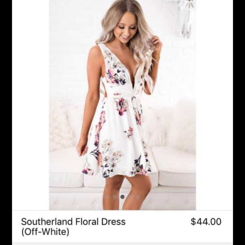 Nanamacs floral dress
